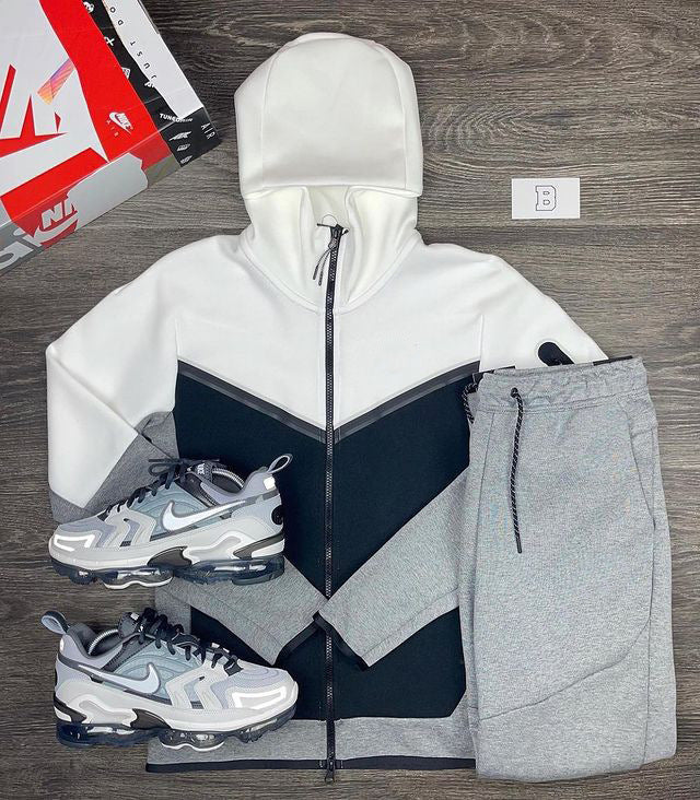 Herren Sport Hoodie Set Atmungsaktiv Modern Design