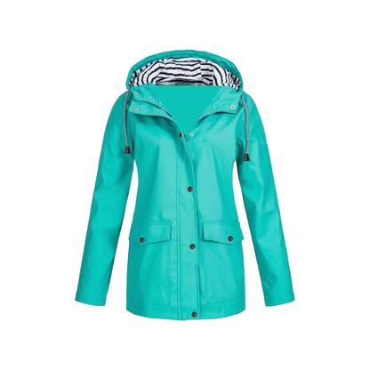 Damen Winterjacke Mittellang Kapuzenstyle