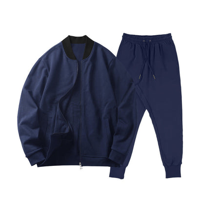 Herren Freizeitanzug Sportlich Elastisch Mit Taschen
