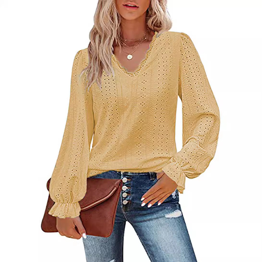 Frauen Bluse Romantic Spitze Trendy