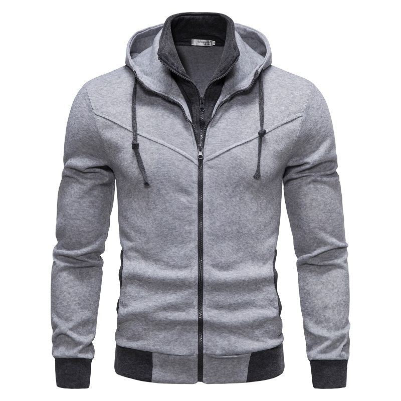 Herren Sportjacke Kapuze Modern Schnitt Praktisch