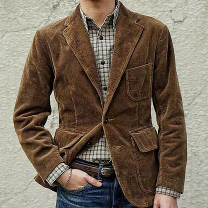 Herren Cordjacke Elegant Sportlich