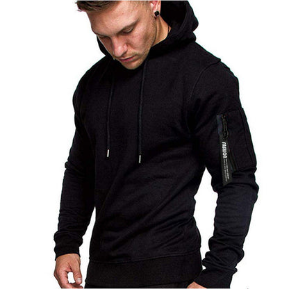 Herren Sport Hoodie Reißverschluss Praktisch
