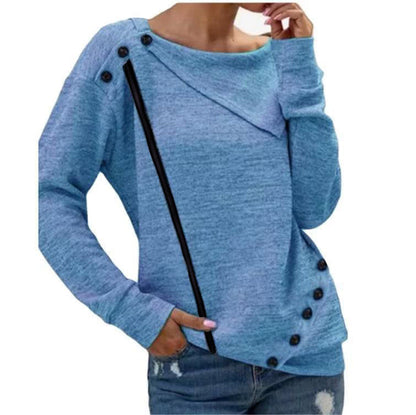 Stilvolle Damenjacke mit Knöpfen - IdealeKleiden