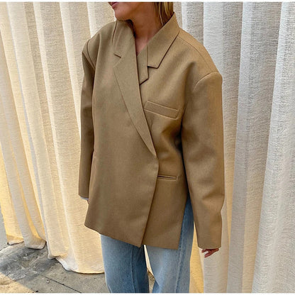 Damen Oversized Blazer Modern Elegant