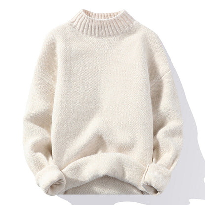 Damen Pullover Hochwertig Rippstrick Soft Kragen