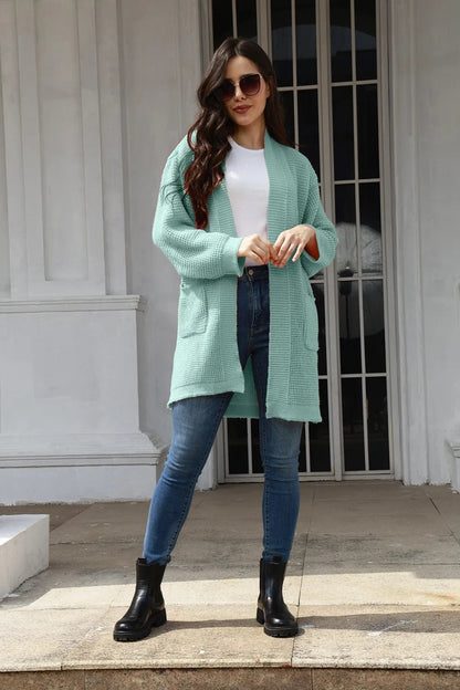 Damen Strickjacke Elegant Übergröße