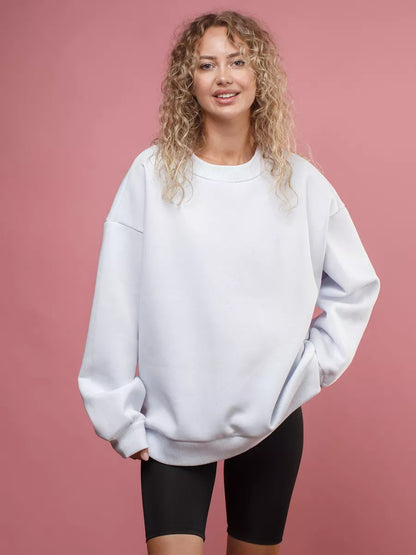 Damen Oversized Sweatshirt Weich Bequem