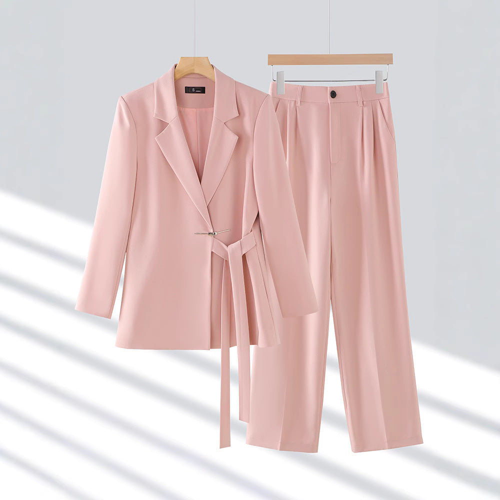 Elegante Jumpsuit Maßanfertigung Taillierte Blazerpassform Luxusstoff - IdealeKleiden
