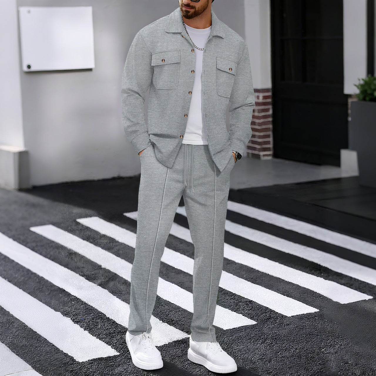 Herren Freizeitanzug Modern Sportlich