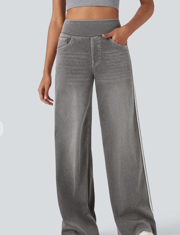 Damen Jogger Hose Mit Streifen Hochwerdig Modisch