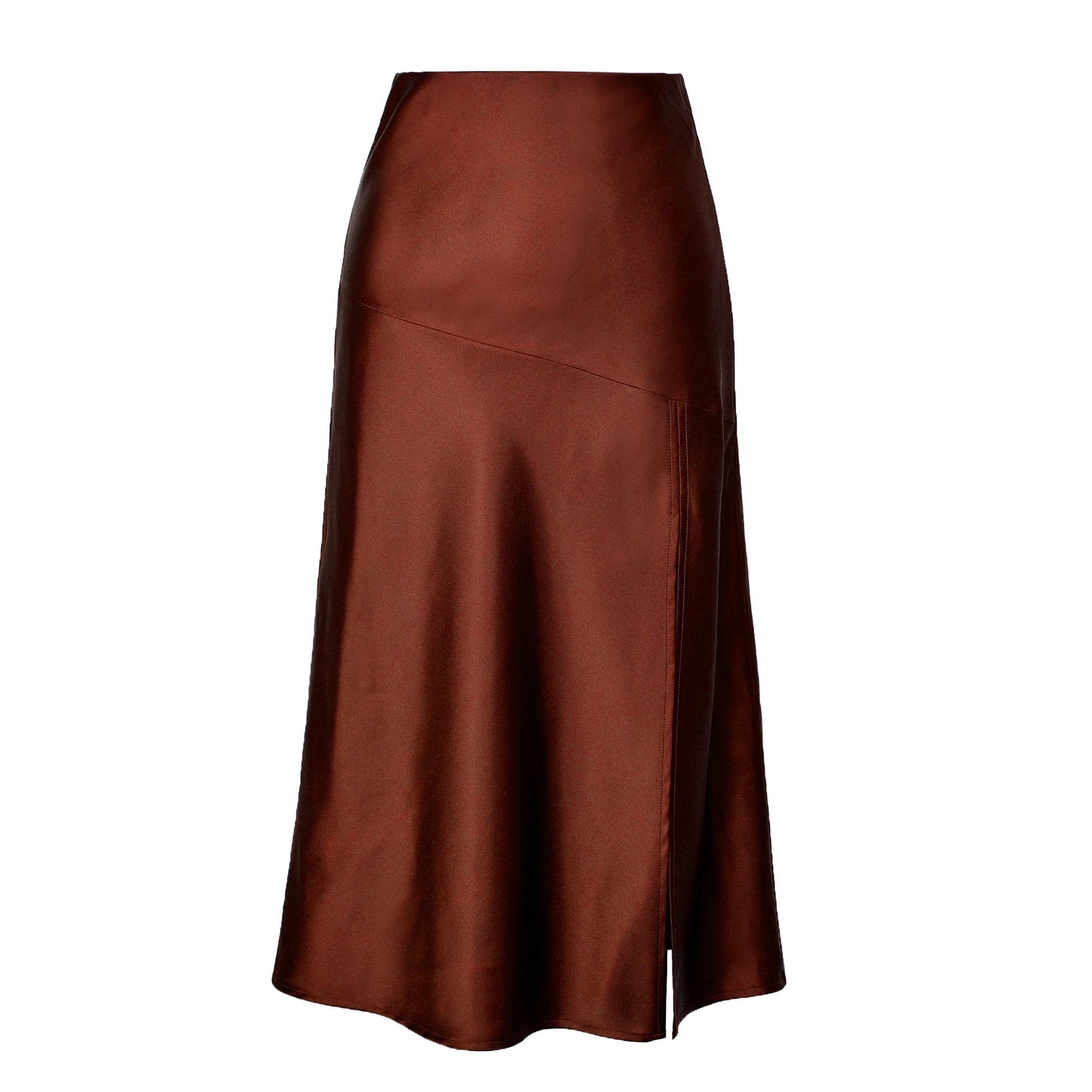 Damen Midirock Elegant Viskose Kleid