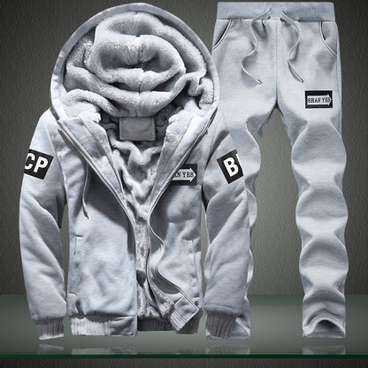 Herren Sportanzug Warm Fleece Innenfutter