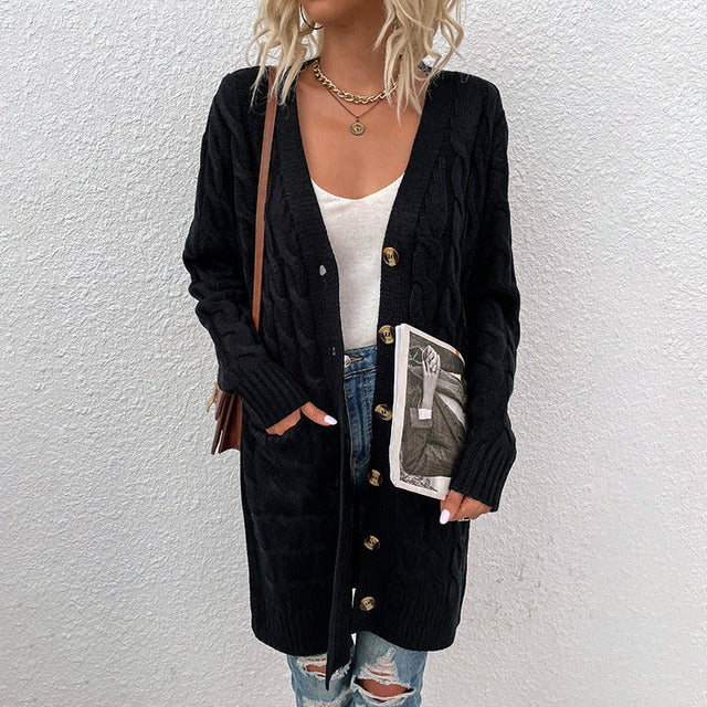 Elegante Strickjacke Damen Mode