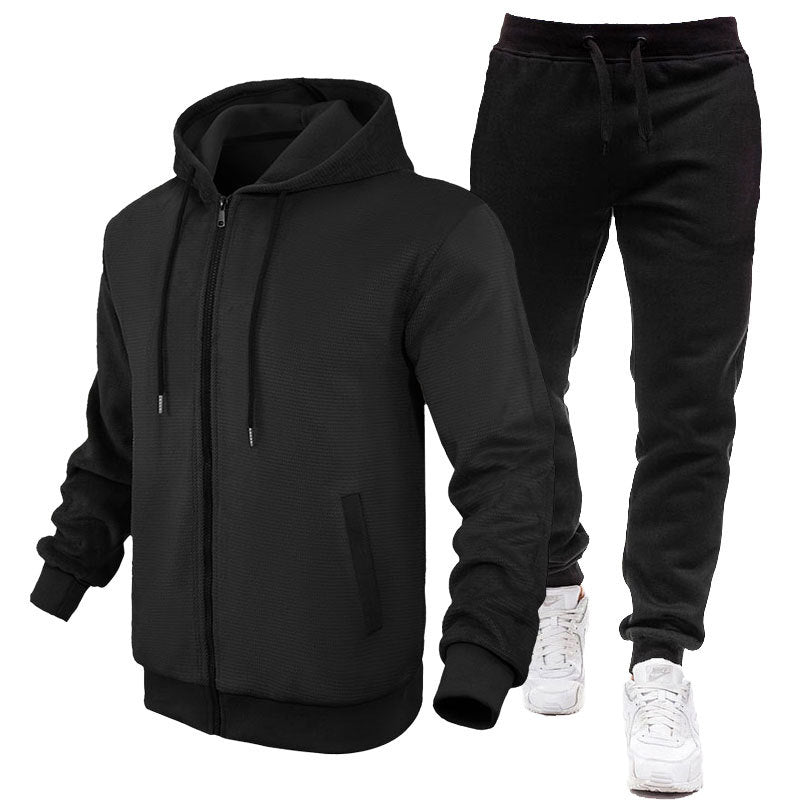 Herren Sportanzug Fleece-Innenjacke Jogginghose