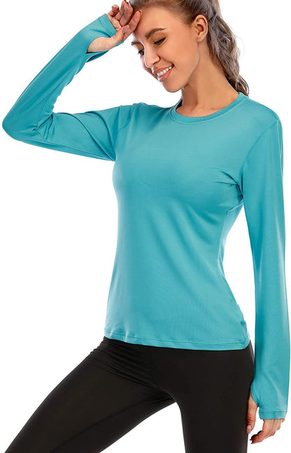 Damen Sportlongsleeve Leicht Feuchtigkeitsableitend