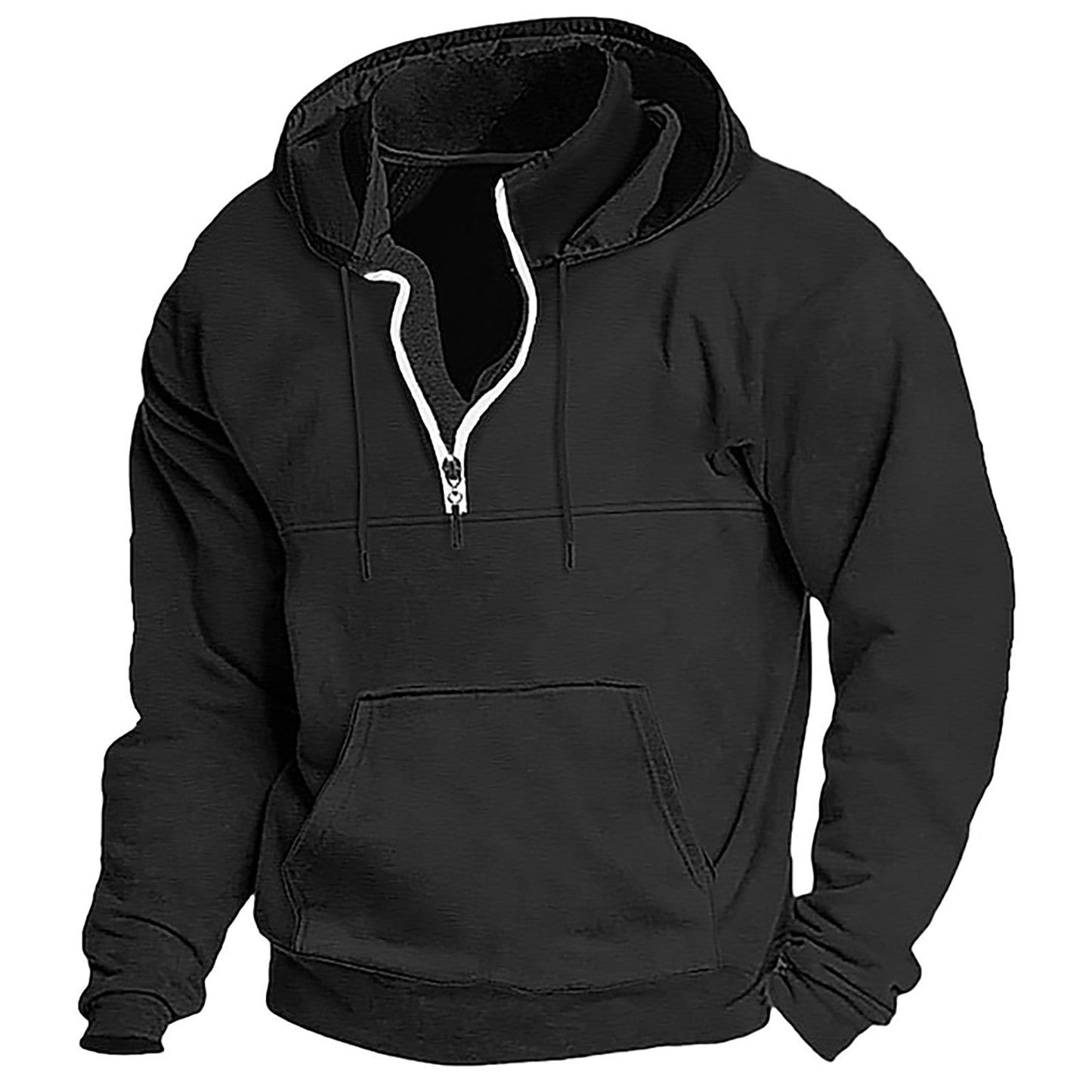 Herren Kapuzenpullover Bequem Reißverschluss