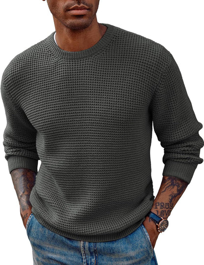 Herren Pullover Strukturiert Elegantes Design