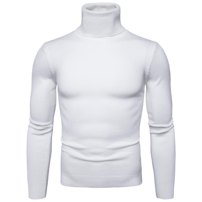 Herren Pullover Merinowolle Warm Elegant