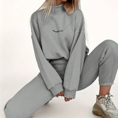 Damen Sport Set Hoodie Jogginghose Bequem