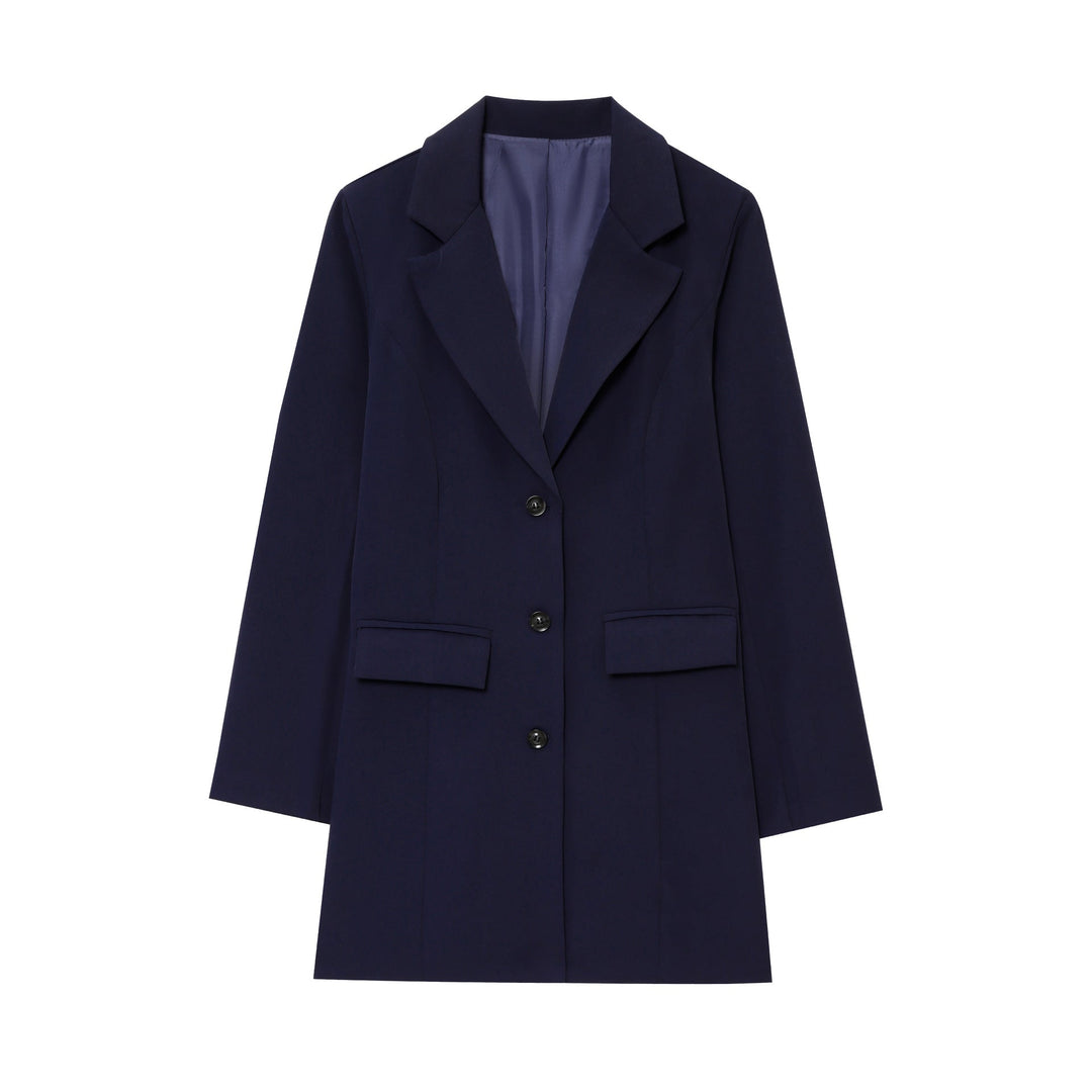 Damen Blazer Elegant Tailliert Slim Fit