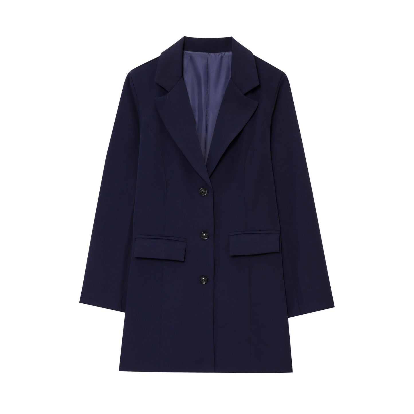 Damen Blazer Elegant Tailliert Slim Fit