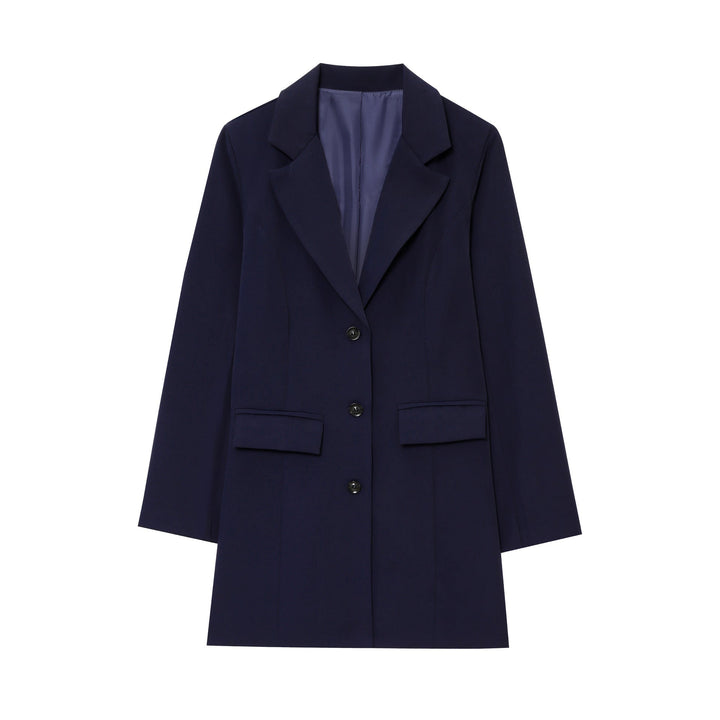 Damen Blazer Elegant Tailliert Slim Fit