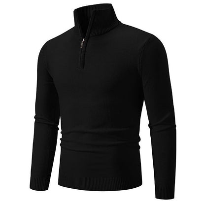 Herren Pullover Modern Kurz Reißverschluss
