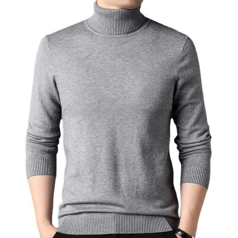 Herren Pullover Rollkragen Slim Fit Modisch
