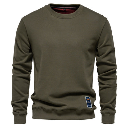 Herren Sweatshirt Klassisch Rundhals Modern Style
