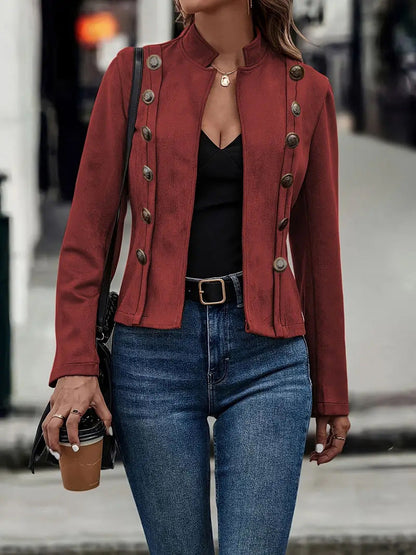 Damen Blazer Elegant mit besonderen Knöpfen