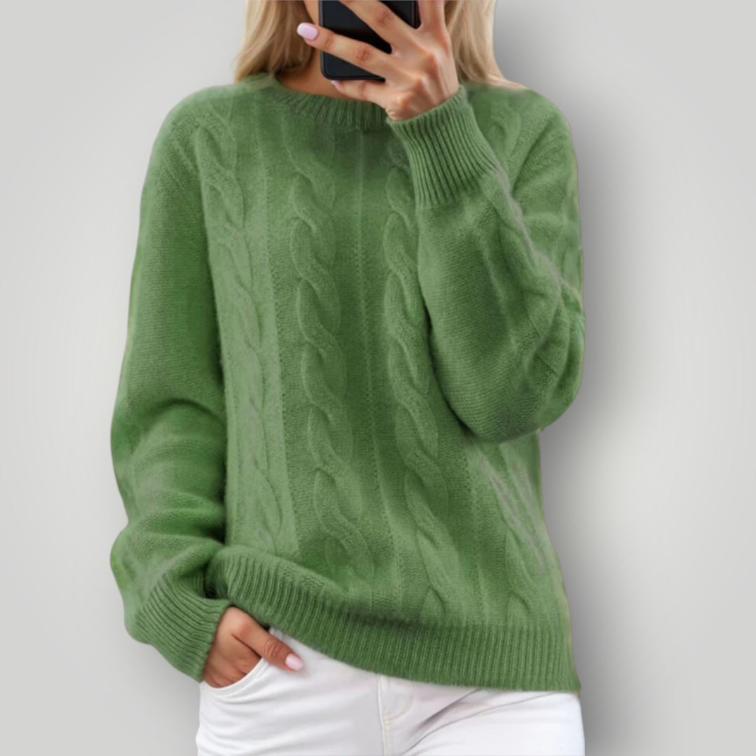 Damen Strickpullover - Weicher Winterpullover Langarm