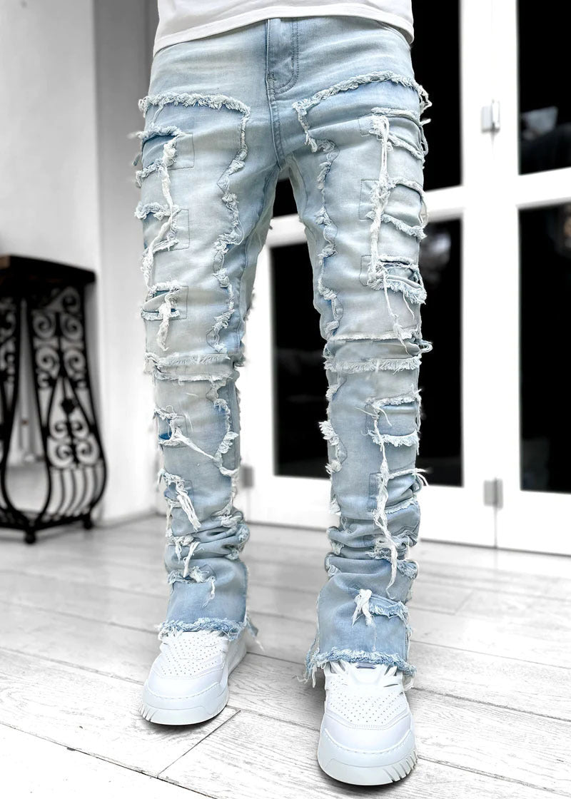 Herren Jeans Slim Fit Moderne Optik