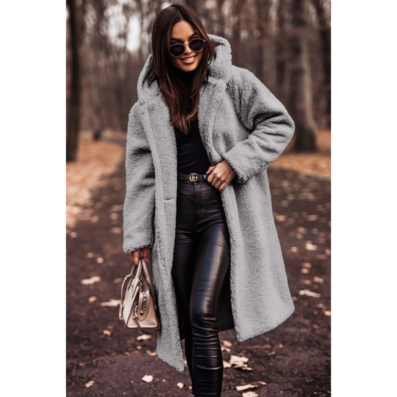 Damen Oversized Mantel Weich & Bequem