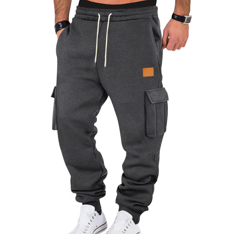 Herren Cargo-Hose Bequem Elastisch Mit Seiten-Taschen