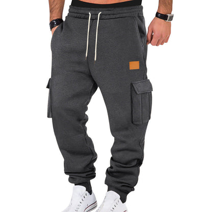 Herren Cargo-Hose Bequem Elastisch Mit Seiten-Taschen