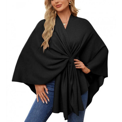 Damen Wickelmantel Modern Chic Elegantes Design