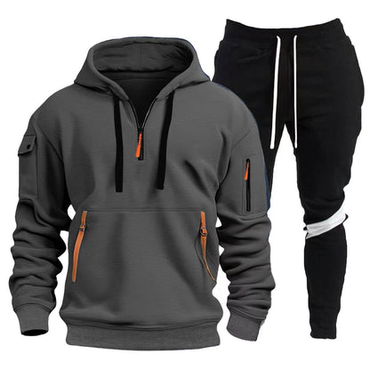 Herren Sport Outfit Hoodie Jogginghosen Set