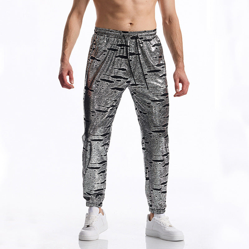 Herren Jogginghose Elegant Metallic Design