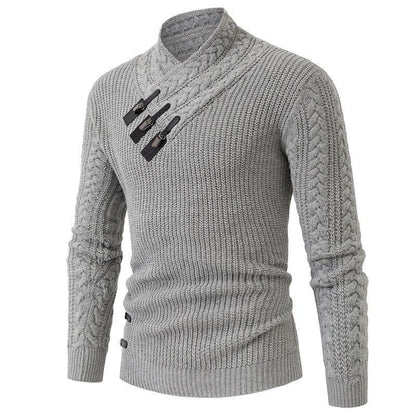 Herren Strickpullover Asymmetrisch Modern Design
