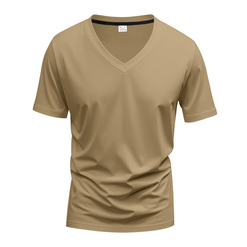 Herren T-Shirt V-Ausschnitt Leicht atmungsaktiv