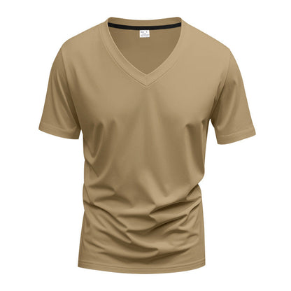 Herren T-Shirt V-Ausschnitt Leicht atmungsaktiv