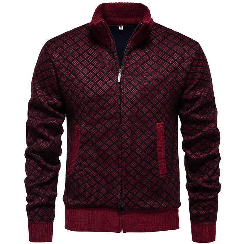 Herren Strickjacke Sportlich Modernes Design