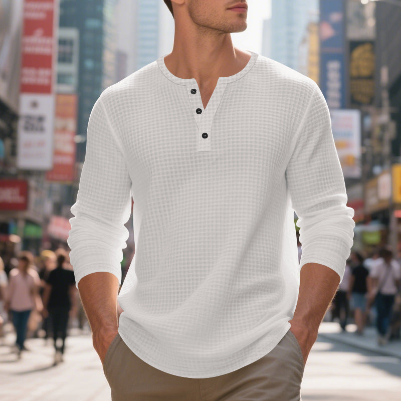 Herren Langarmshirt Elegant Modern Style