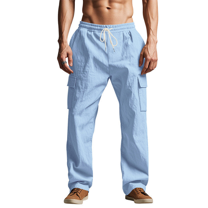 Herren Cargohose Bequem Elastisch Praktisch