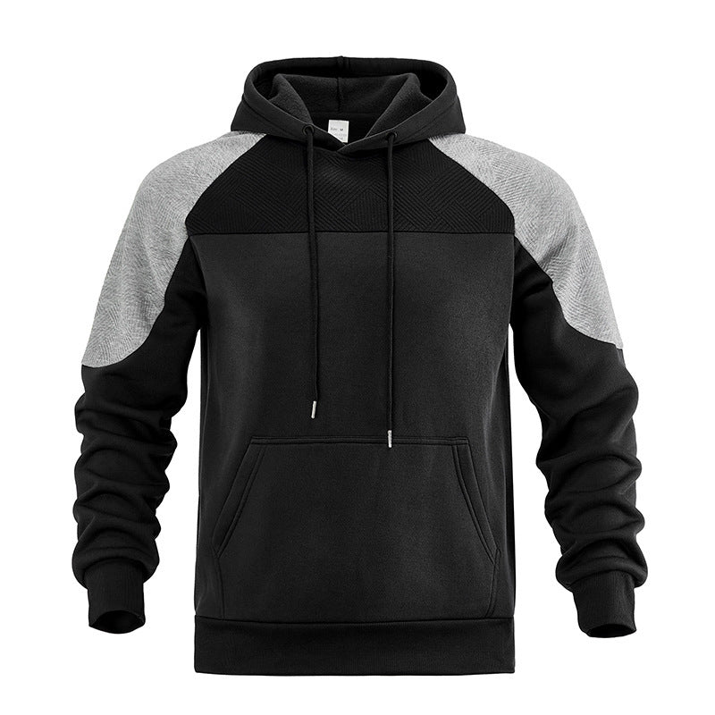 Herren Sportpullover Kapuze Modern Geschnürt