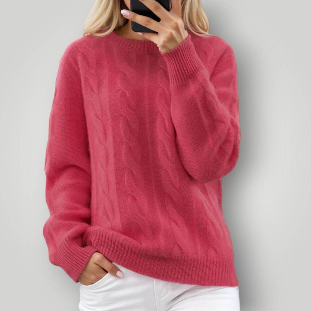 Damen Strickpullover - Weicher Winterpullover Langarm