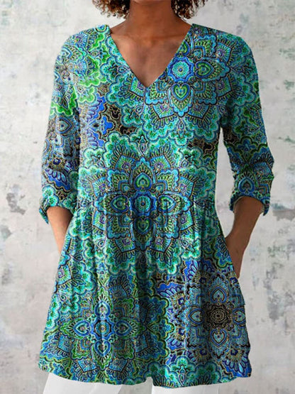 Sommerkleid Damen Boho Chic Floral