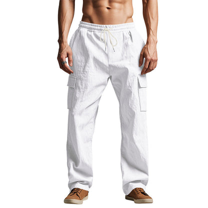 Herren Cargohose Bequem Elastisch Praktisch