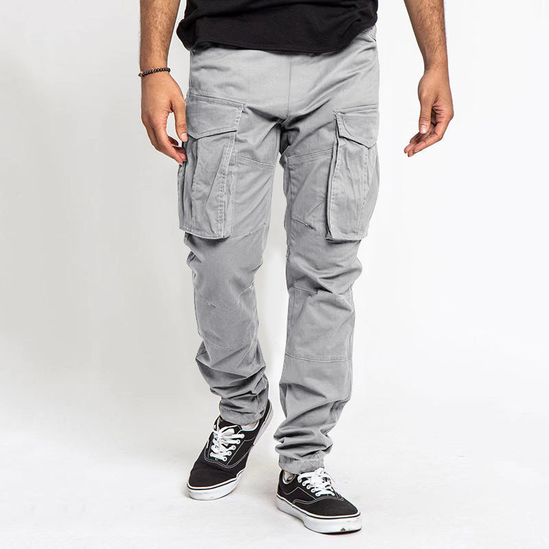 Herren Cargo-Hose Modern Elastisch Vielfach Taschen